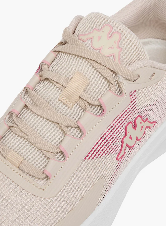 Kappa Women's Logo Print Shoes with Lace-Up Closure