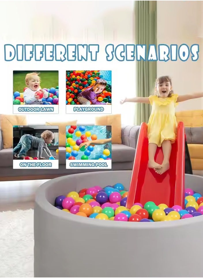 MHD 50-Piece Soft Ocean Pit Toy Balls Play Set Multicolored For Age Group 1+ Years  - Image 5