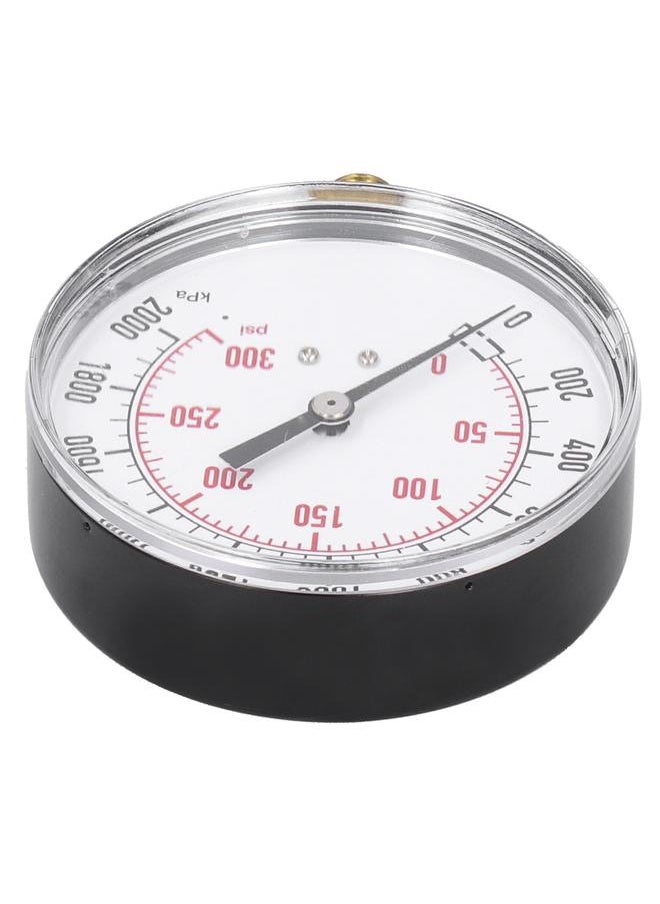 Thoraya 0‑2000kpa 0‑300psi Double Scale Vacuum Manometer Mini Dial Pressure Gauge Measurement Tool  - Image 4