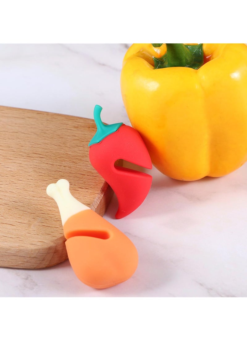 Set of 3 Creative Silicone Lids, Anti-Spill, Prevent Water from Emerging, Vegetable Shape Pot Lid Holder Clip, Suitable for Pot Container Lid Kitchen Tools  - Image 5