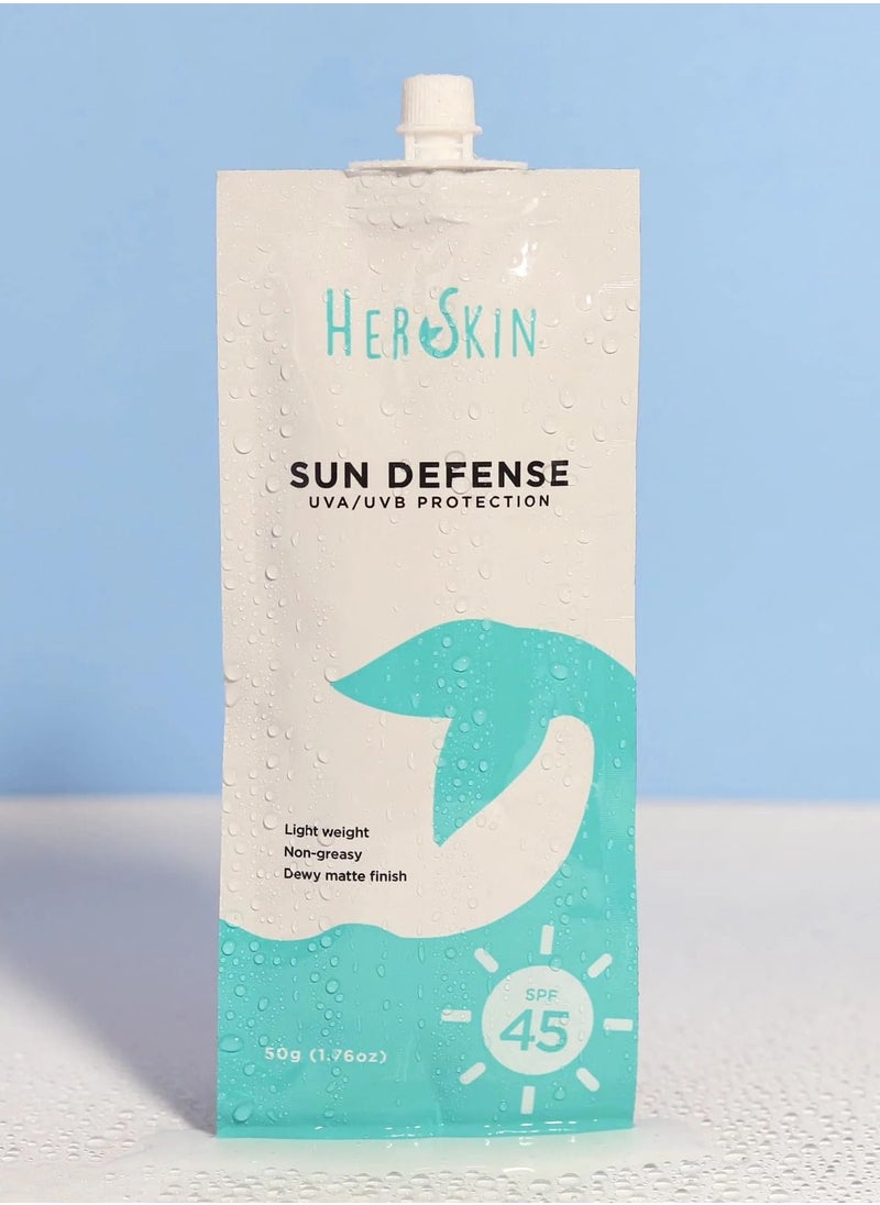 Her Skin Sun Defense spf 45 