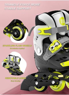 sway Kids Adjustable Roller Skates with Light Up Wheels, Outdoor Fitness Skates, Adjustable Inline Skates for Boys and Girls  - Image 3