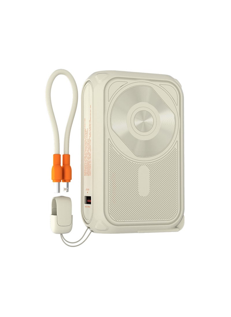 PB06 MagPulse 20K Power Bank 22W with Extra Cable, Power Indicator, Multi-Port, MagSafe Charging and Stand Functionality