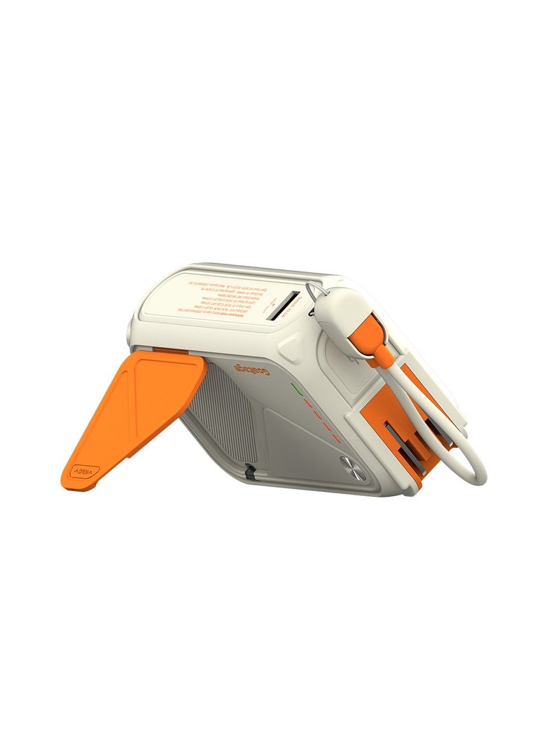 PB06 MagPulse 20K Power Bank 22W with Extra Cable, Power Indicator, Multi-Port, MagSafe Charging and Stand Functionality