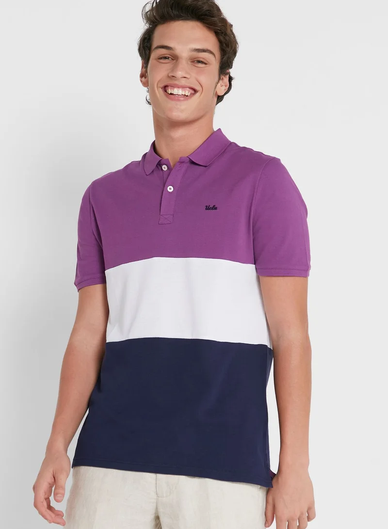 UCLA Colour Block Polo