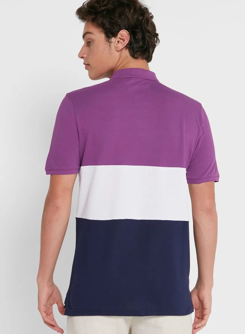 UCLA Colour Block Polo