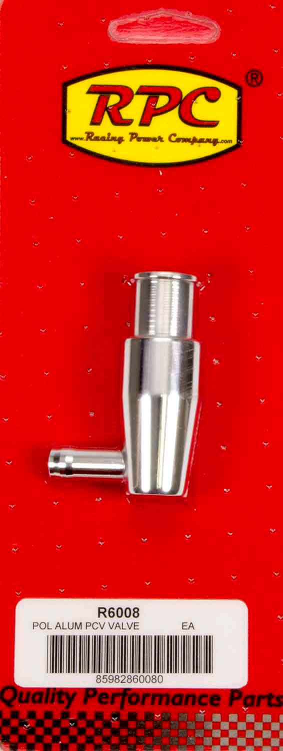 Racing Power Company R6008 Polished Aluminum PCV Valve - Image 2