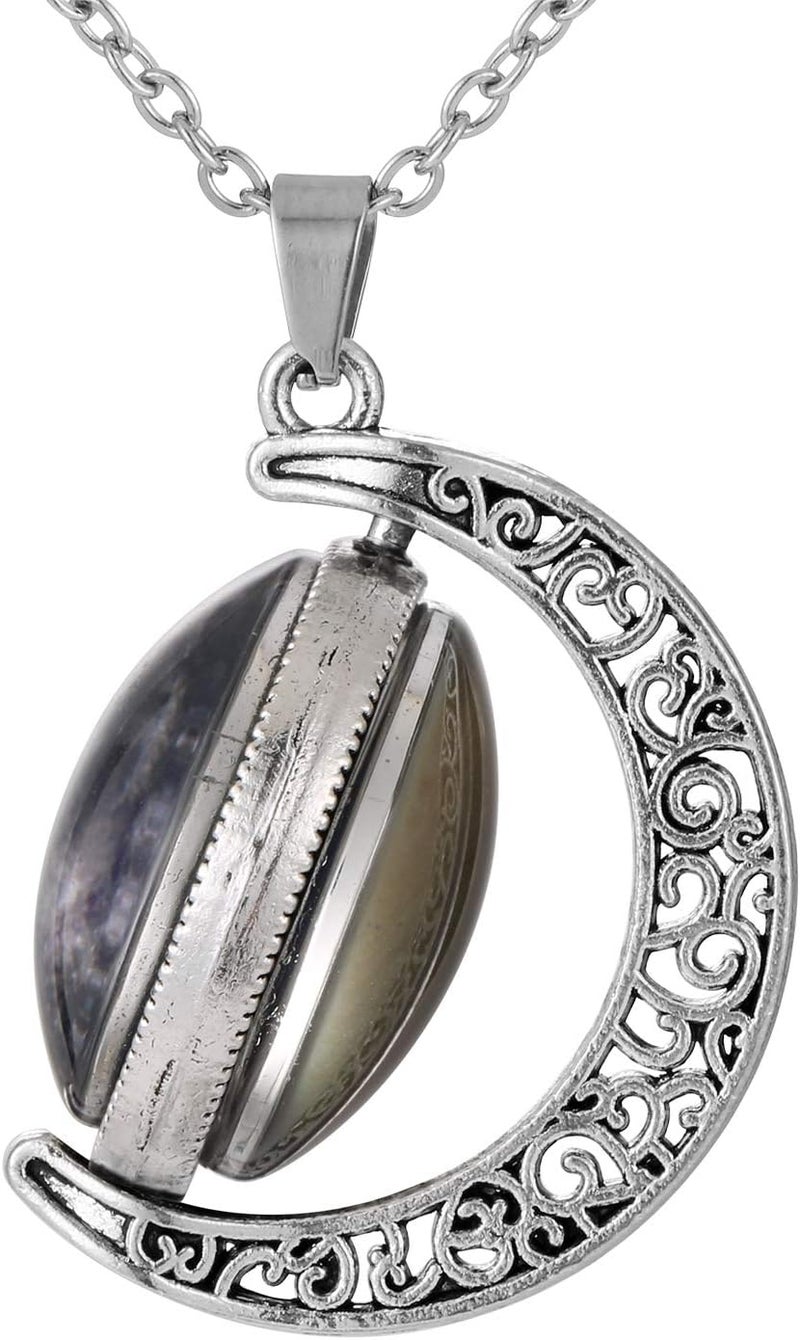 FM FM42 Temperature Sensing Color Changing Pendant Necklace with 19.29" Stainless Steel Rolo Chain - Image 3