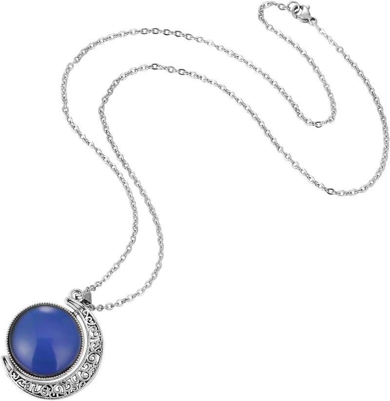FM FM42 Temperature Sensing Color Changing Pendant Necklace with 19.29" Stainless Steel Rolo Chain - Image 5
