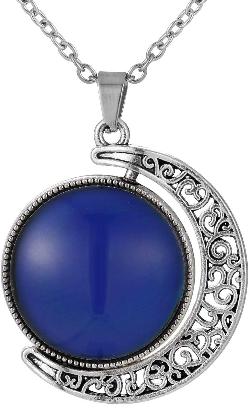 FM FM42 Temperature Sensing Color Changing Pendant Necklace with 19.29" Stainless Steel Rolo Chain - Image 2