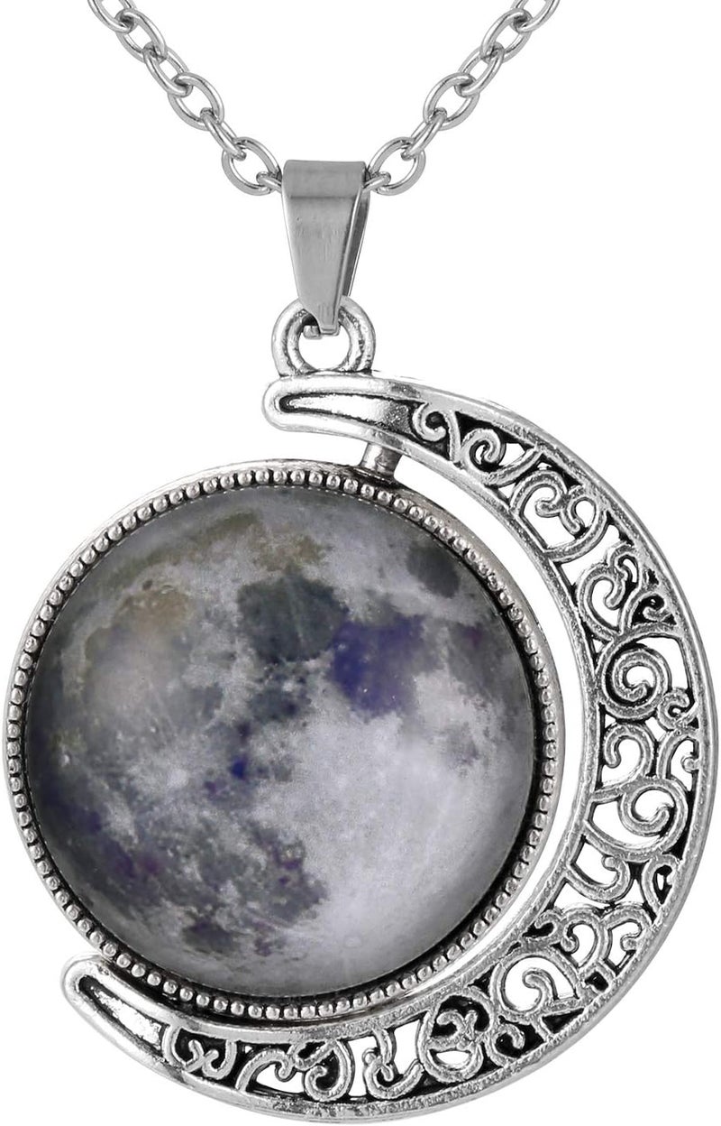 FM FM42 Temperature Sensing Color Changing Pendant Necklace with 19.29" Stainless Steel Rolo Chain - Image 4