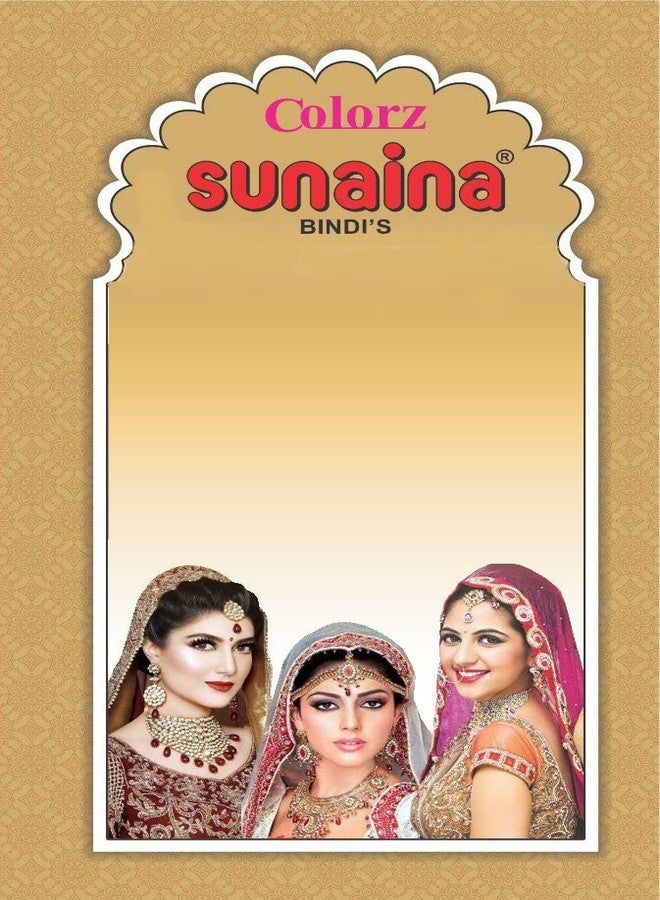 Sunaina Matching Plaza Round Maroon Bindi for Women (Size 4mm,Pack of 180 Bindis) [SMMP604] Size-8 - Image 5