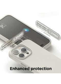 Mida iPhone 16 Pro Max Silicone Case Cover, full body protection case with a soft silky feel, shockproof cover with microfiber lining  - Image 3
