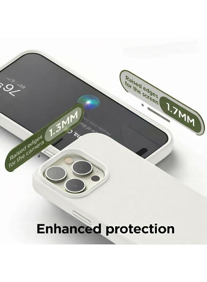 Mida iPhone 16 Pro Max Silicone Case Cover, full body protection case with a soft silky feel, shockproof cover with microfiber lining - Image 4