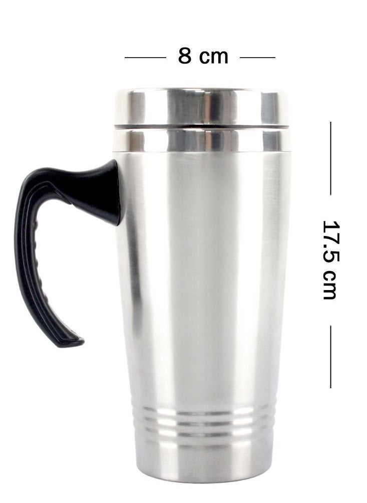 Home Smart Home Smart Reusable Travel Mug with Lid for Coffee and Tea Insulated Tumbler Cup for Travel Home Office and More  - Image 5