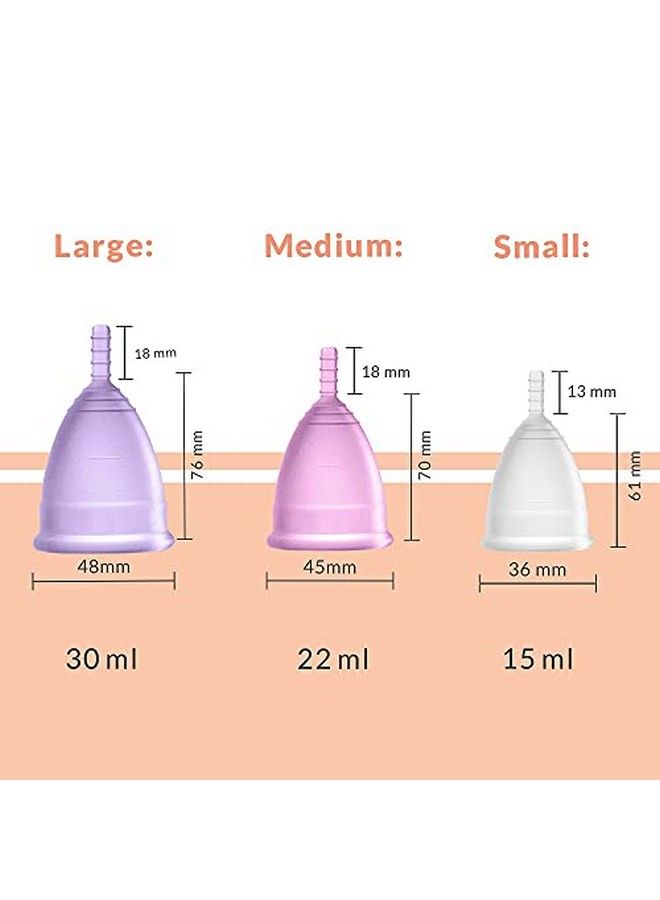 Sirona Reusable Menstrual Cup For Women Medium Size With Menstrual Cup Sterilizer Clean Your Period Cup Effortlessly Kills 99% Of Germs In 3 Minutes With Steam 1 Unit - Image 4
