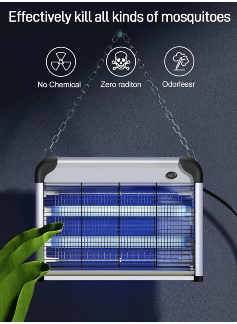 Denx insect killer, mosquito net, for flying insects, flies, wasps  and mosquitoes, with a capacity of 12 watts  for indoor and outdoor places  high quality - Image 5