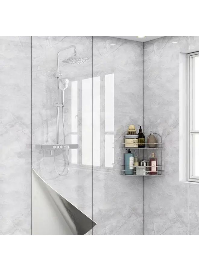 SG 201 Gray Marble Self Adhesive Wallpaper 31 5 Inch Wide Extra Thick Heat Oil Resistant - Image 1