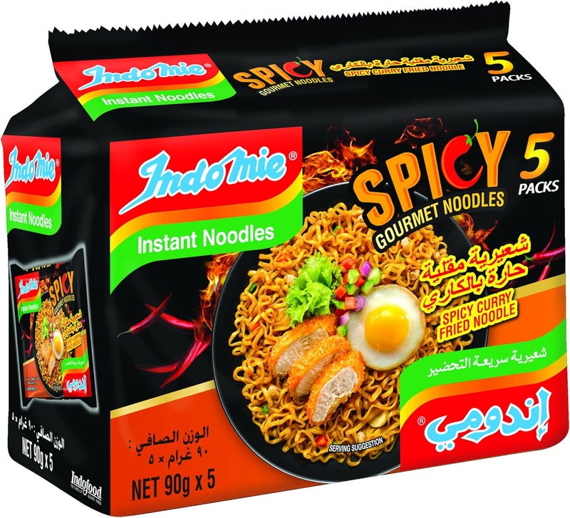 Indomie Spicy Curry Fried Noodles 8 x 5 x 90G
