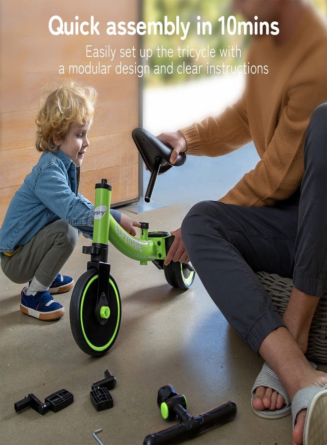 besrey 3-in-1 Balance Bike, Children's Tricycle, Tricycle, Running Bike for Children from 1 Years to 4 Years (Black) - Image 5