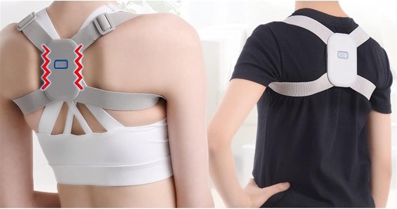 Back Corrector 6 Magnet Electronic Sensor Vibration Reminder Smart Back Spine Corrector Suitable Children Adjustable Support Brace Health and Relaxation,D-One Size fits All - Image 5