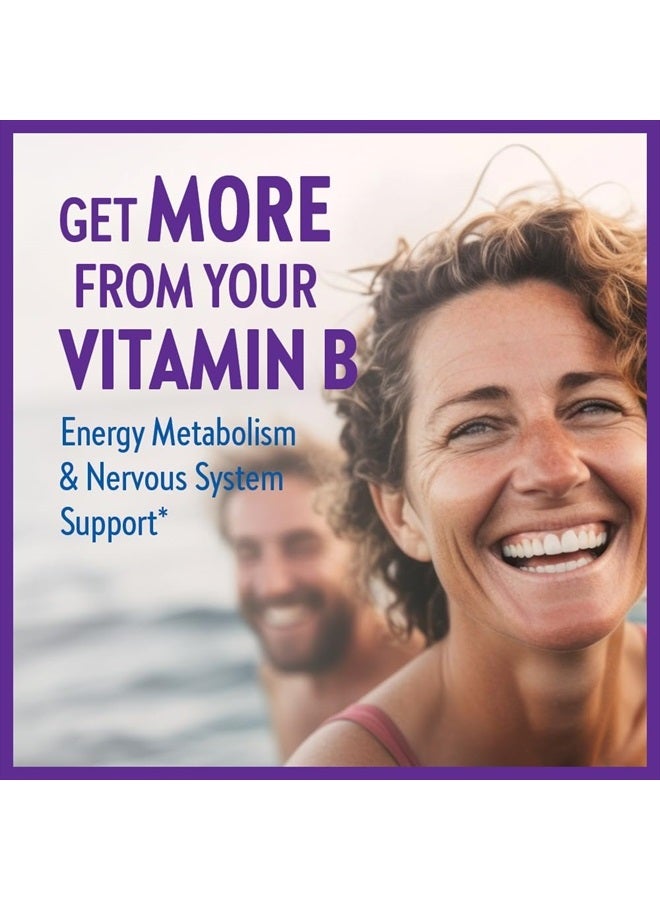 New Chapter Vitamin B Complex – Fermented Coenzyme B Complex Rich in Vitamin B12 + Vitamin B6 + Biotin + Made with Organic Ingredients - 30 ct - Image 2