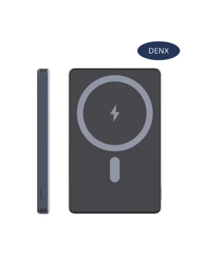 Denx 10000mAh Wireless Power Bank | Fast Chargingompact & Lightweight | 38.5Wh | Magnetic Compatible - Image 1