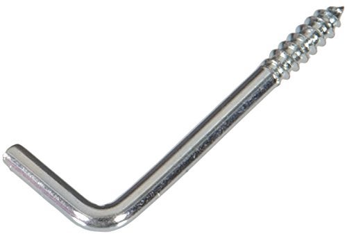 Hardware Essentials 320492 (0.135-inch x 1-13/16-inch) 100 Pack Square Bend Hook, 0.135 I - Image 1