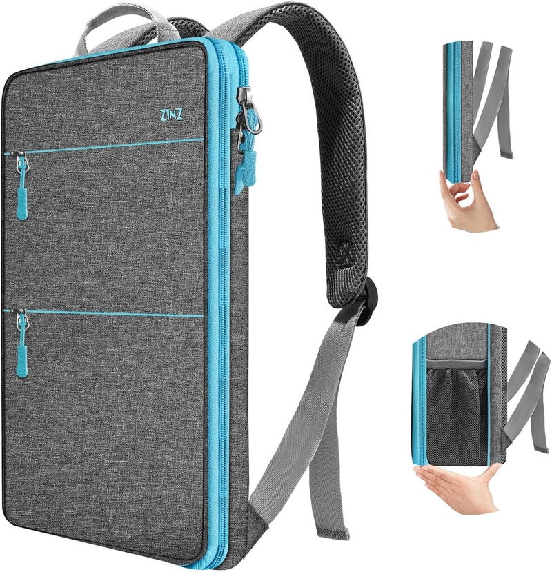 ZINZ Slim & Expandable Laptop Backpack 15 15.6 16 Inch Case, Water Resistant Travel Backpack Compatible with MacBook Pro/Neo 16" 15", Dell XPS 15 16 and Most 15" 15.6" 16" Notebooks - Image 1