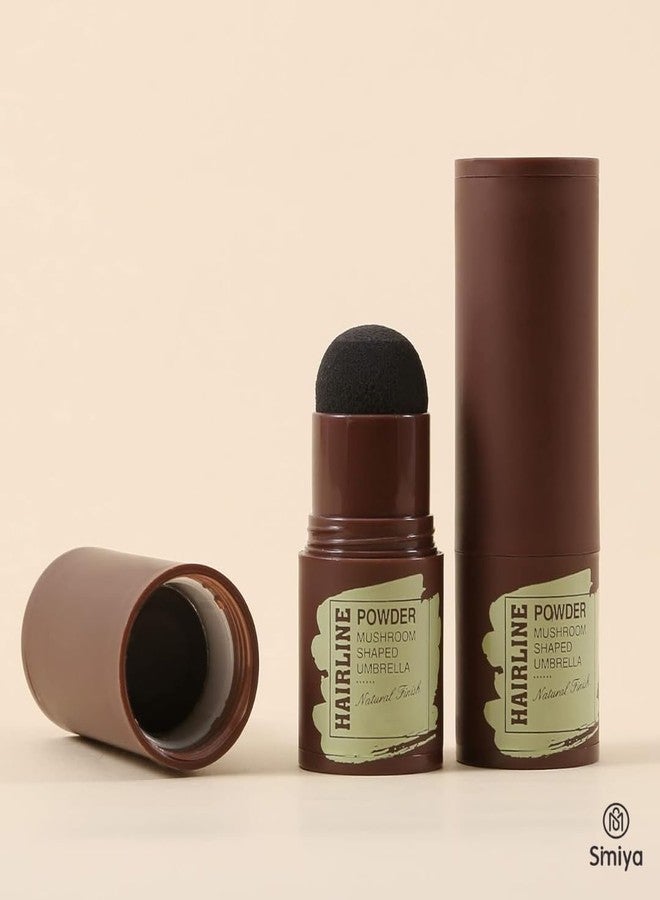 SIMIYA Instant Natural Hairline Colour Touch-Up Powder for Women & Men - Black | Hair Shading Sponge Pen, Hairline Shadow Powder Stick, Quick Hair Root Touch-Up Stick (BROWN, PACK OF 1) - Image 5