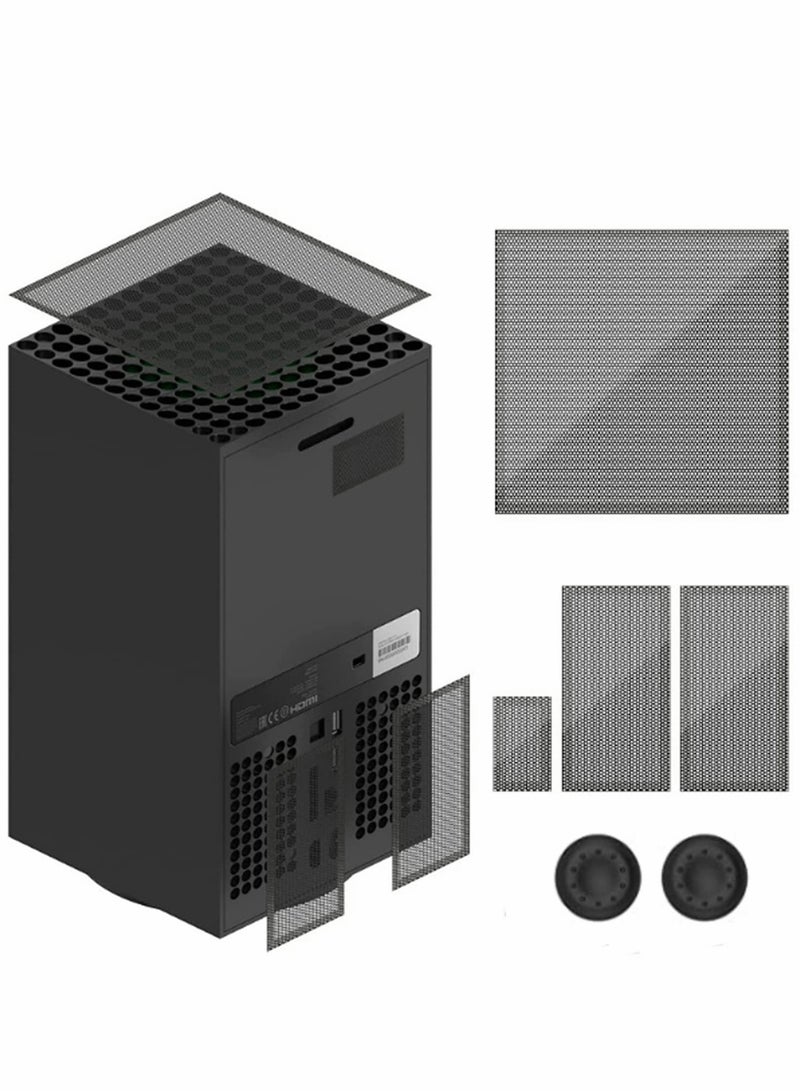 Premium Dust Filter Cover for Xbox Series X - Includes Rubber Plugs for Ultimate Protection (Dust Cover) - Image 1