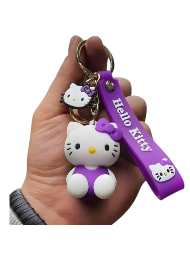KITTY Hello Kitty Key Chain Cartoon Keychain Cute Accessory For Kids - Image 1