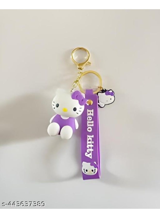 KITTY Hello Kitty Key Chain Cartoon Keychain Cute Accessory For Kids - Image 2