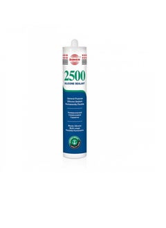 Asmaco 2500 General Purpose Silicone Sealant, White  - Image 1