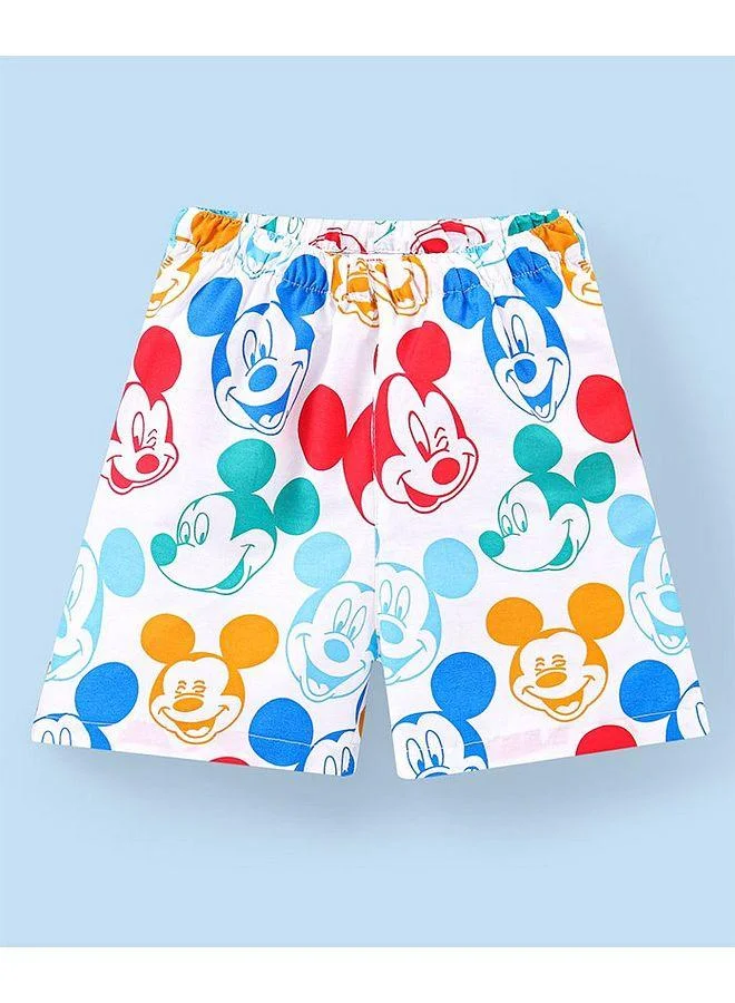 Babyhug Disney Babyhug Disney Cotton Boxers with Mickey Mouse Family Print Pack of 3 - Multicolour