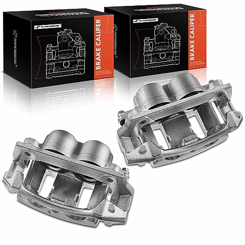A-Premium Disc Brake Caliper Assembly with Bracket Compatible with Ford & Lincoln Models - F-150 1999-2003, F150 Heritage 2004, Blackwood 2002 - Front Driver and Passenger Side, 2-PC Set - Image 1