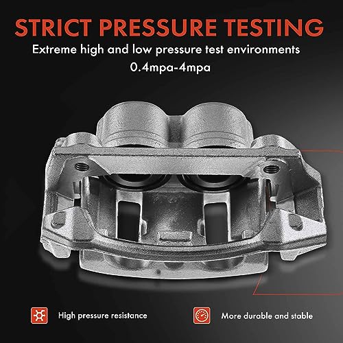 A-Premium Disc Brake Caliper Assembly with Bracket Compatible with Ford & Lincoln Models - F-150 1999-2003, F150 Heritage 2004, Blackwood 2002 - Front Driver and Passenger Side, 2-PC Set - Image 5