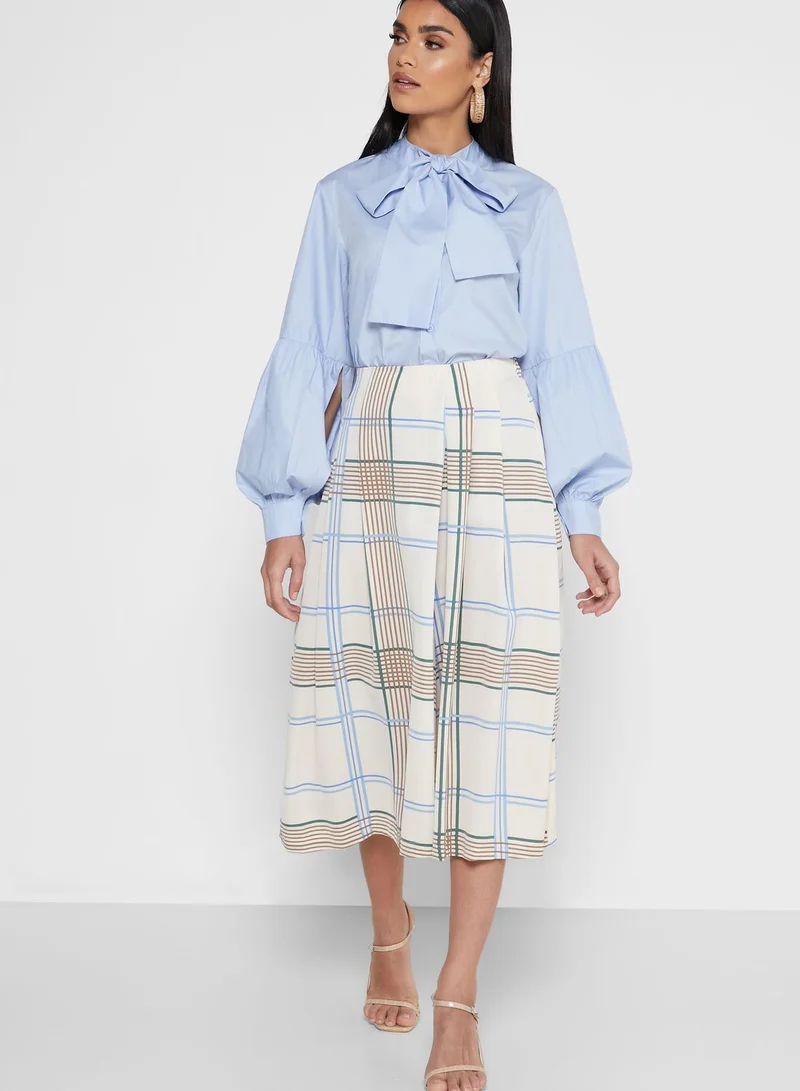 RINA Pocket Detail Wide Leg Pants