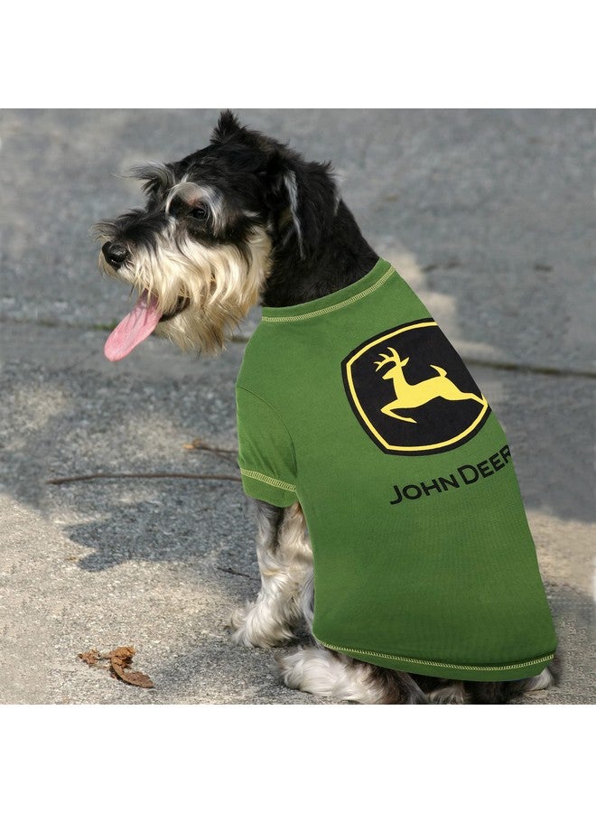 Pets First John Deere Dog T-Shirt, Medium. Warm Pet Clothing for Pets. Soft, Comfortable, Durable Pet Shirt. Best Dog Shirt Jacket Polo Costume Licensed with John Deere Theme/Logo, Green (JOD-4014-MD) - Image 2