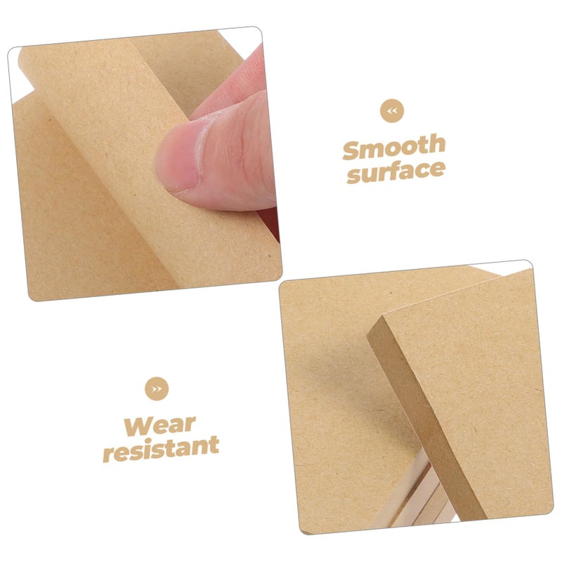 Self Adhesive Memo Pads Creative Blank Pocket Notebooks for Students Office School Study Reminders Brown - Image 5