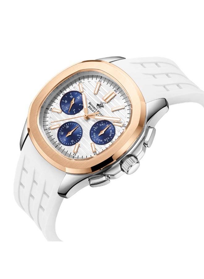 BEVERLY HILLS POLO CLUB - Men's Multi Function Silver Dial Watch - BP3211X.533 - Image 1