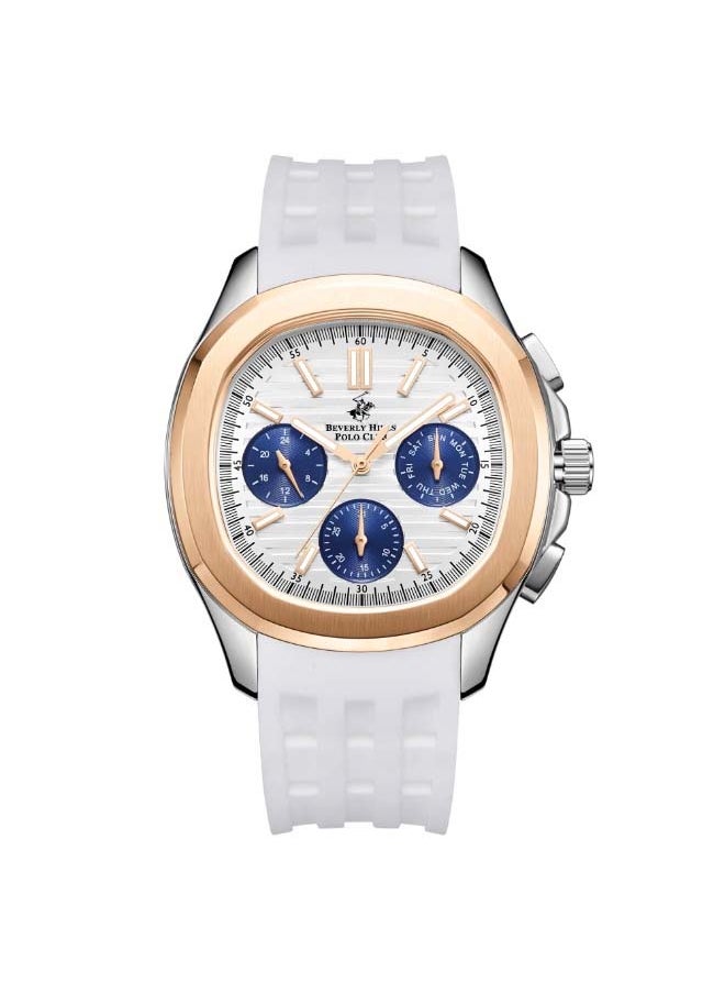 BEVERLY HILLS POLO CLUB - Men's Multi Function Silver Dial Watch - BP3211X.533 - Image 1