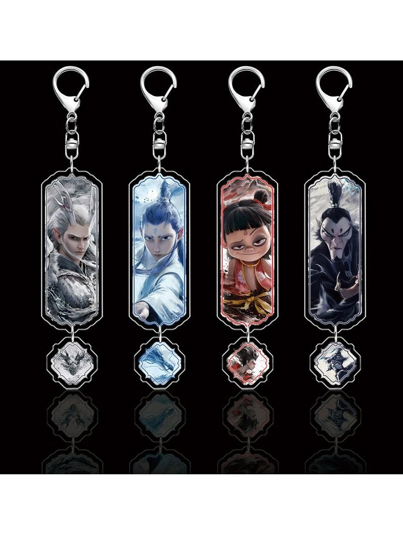 WAIKIL Top 10 In The Global Film History Box Office List "Nezha'S Demon Boy In The Sea" - Nezha Keychain Pendant  - Image 2