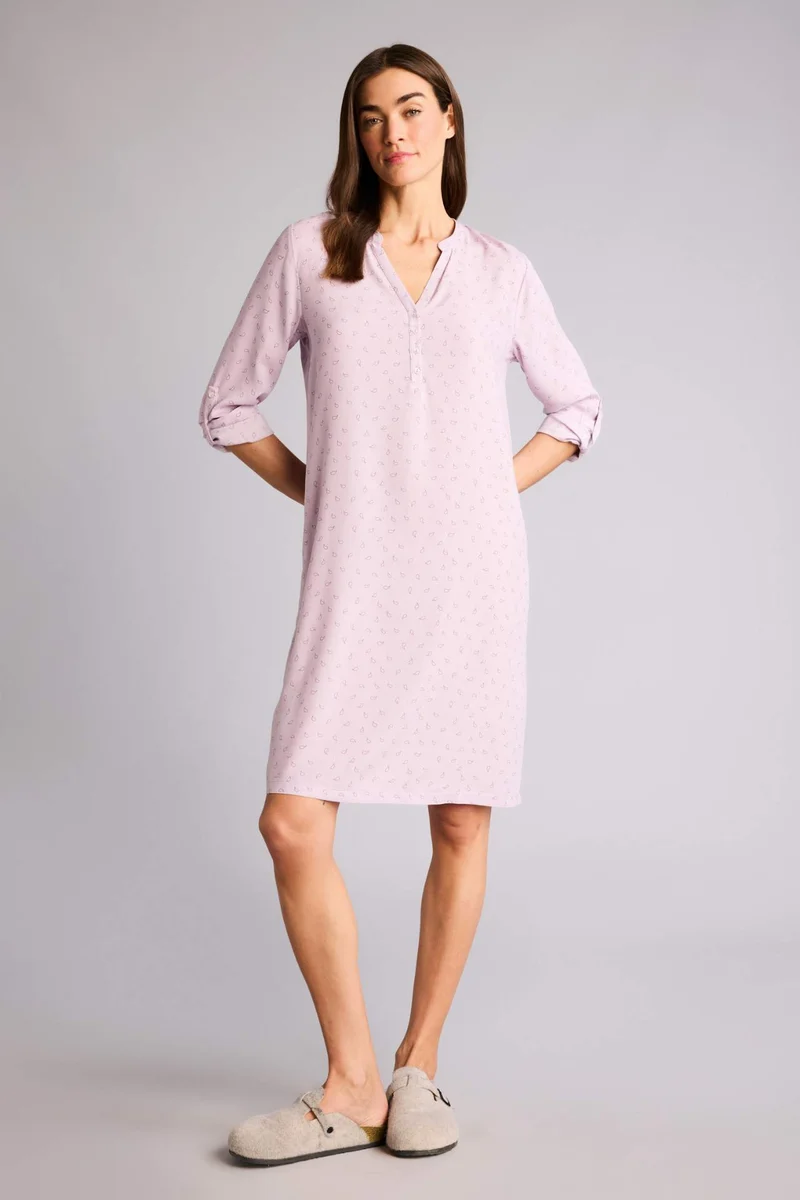 ديفاكتو Regular Fit Round Collar Woven Dress