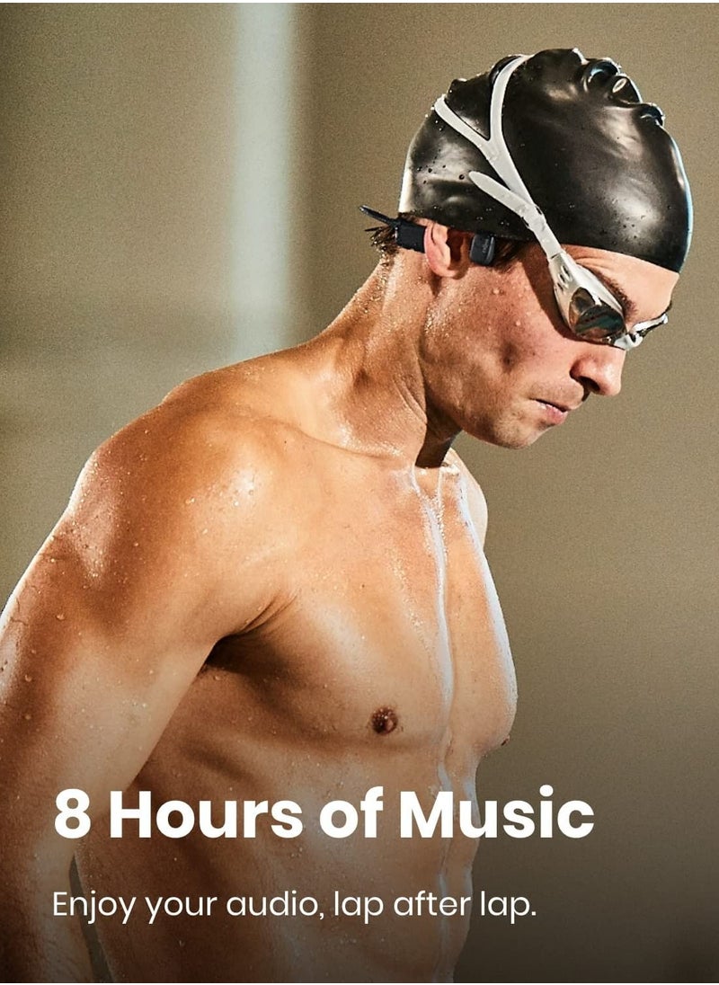 SHOKZ - SHOKZ Openswim Bone Conduction Open-Ear MP3 Swimming Headphones - Image 1