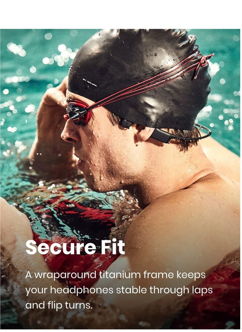 SHOKZ - SHOKZ Openswim Bone Conduction Open-Ear MP3 Swimming Headphones - Image 1