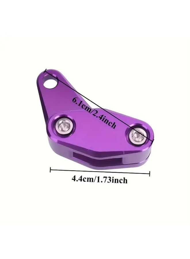 Yellow CNC Motorcycle Clamp For Handlebar Brake Fork Easy Installation - Image 2