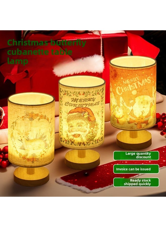 Mother's Day Butterfly Gubat Handmade Table Lamp Diy Material Group Building Activity Butterfly Bone Bat Diy Night Light-Color:Flowers Are Like Brocade (full Set Of Material Packages)  - Image 3