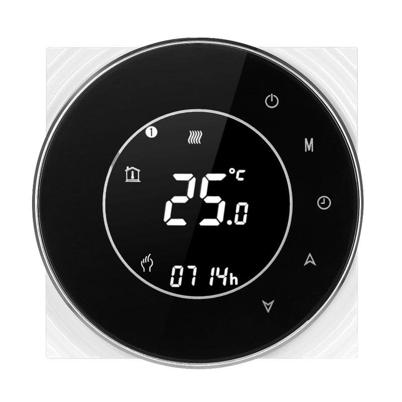 95-240V Wi-Fi Smart Thermostat Programmable Electric Heating Thermostat Temperature Controller Voice APP Control Backlight LCD Electric Heating Thermoregulator Compatible with Echo Google Home - Image 1