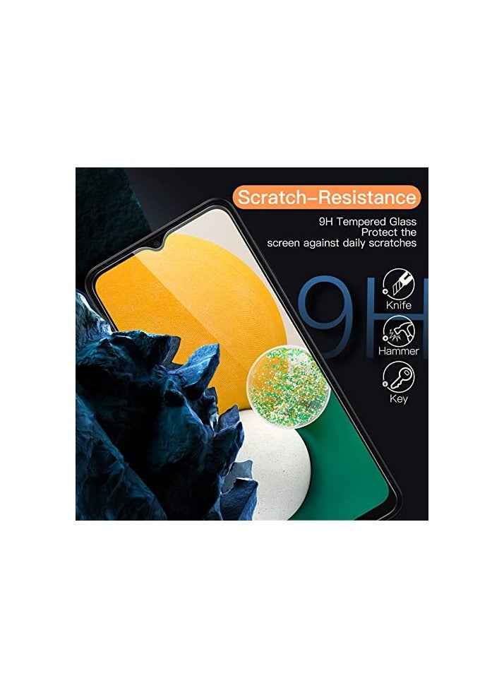 JETech Screen Protector for Samsung Galaxy A13 / A13 5G/ A12, 9H Tempered Glass Film, Anti-Scratch, HD Clear, 3-Pack - Image 3